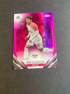 Fábio Carvalho 2023-24 Topps Chrome UCC #78 Magenta Prism Refractor 95/99 Card
